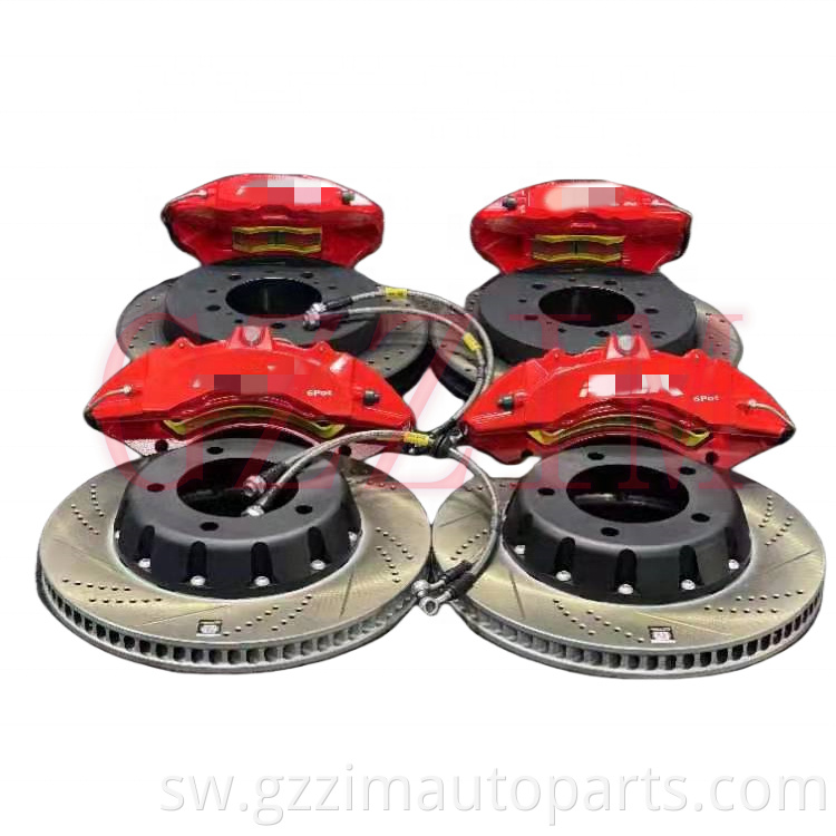 Utendaji wa hali ya juu Mfumo wa kuvunja auto Brake Kit 6 Pot Gari Brake kwa Tundra